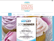 Tablet Screenshot of dancingdesserts.com